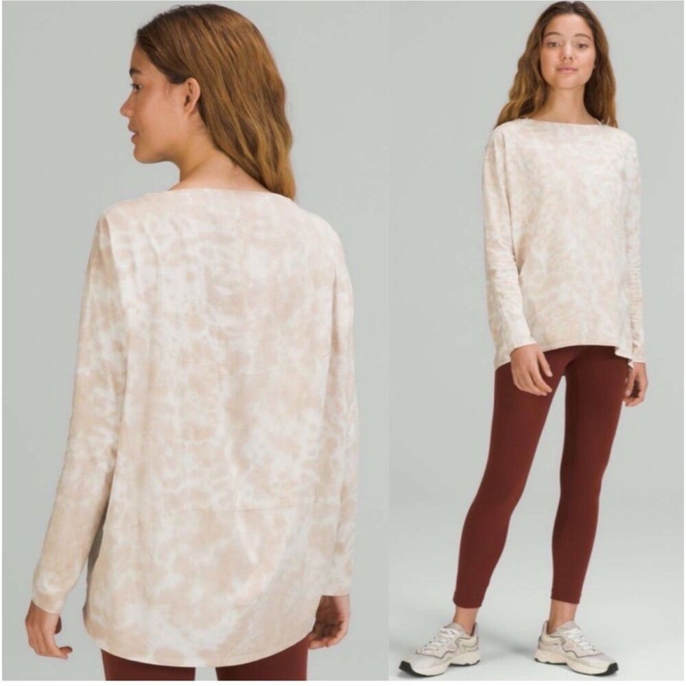 Lululemon Back in Action Tie Dye Top